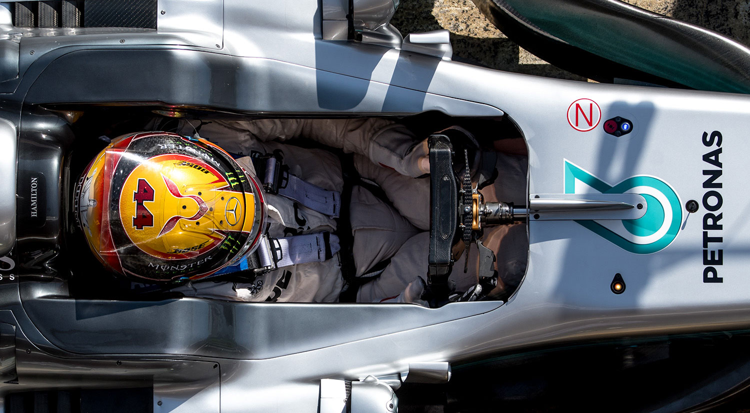 Lewis Hamilton - Mercedes, Winter Testing, Circuit de Catalunya,  2017