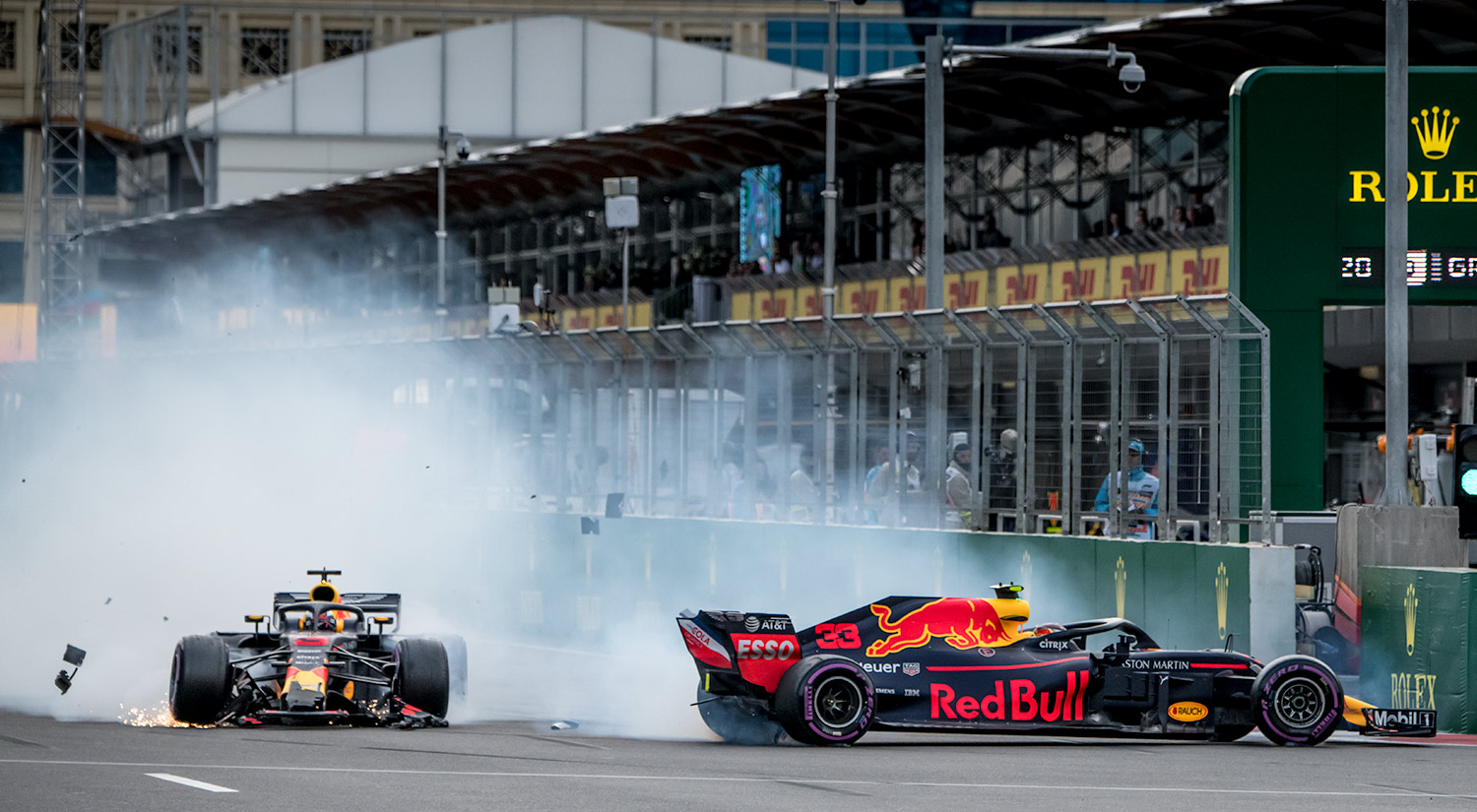 Max Verstappen & Daniel Ricciardo - Red Bull Racing, Baku,  2018