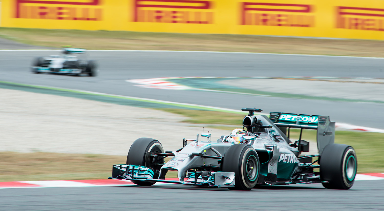 Lewis Hamilton & Nico Rosberg - Mercedes,  Circuit de Catalunya, Barcelona, Spain, 2014