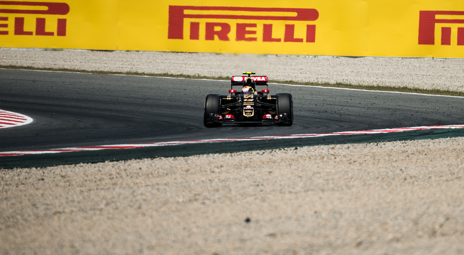 Pastor Maldonado - Lotus,  Circuit de Catalunya, Barcelona, Spain, 2015