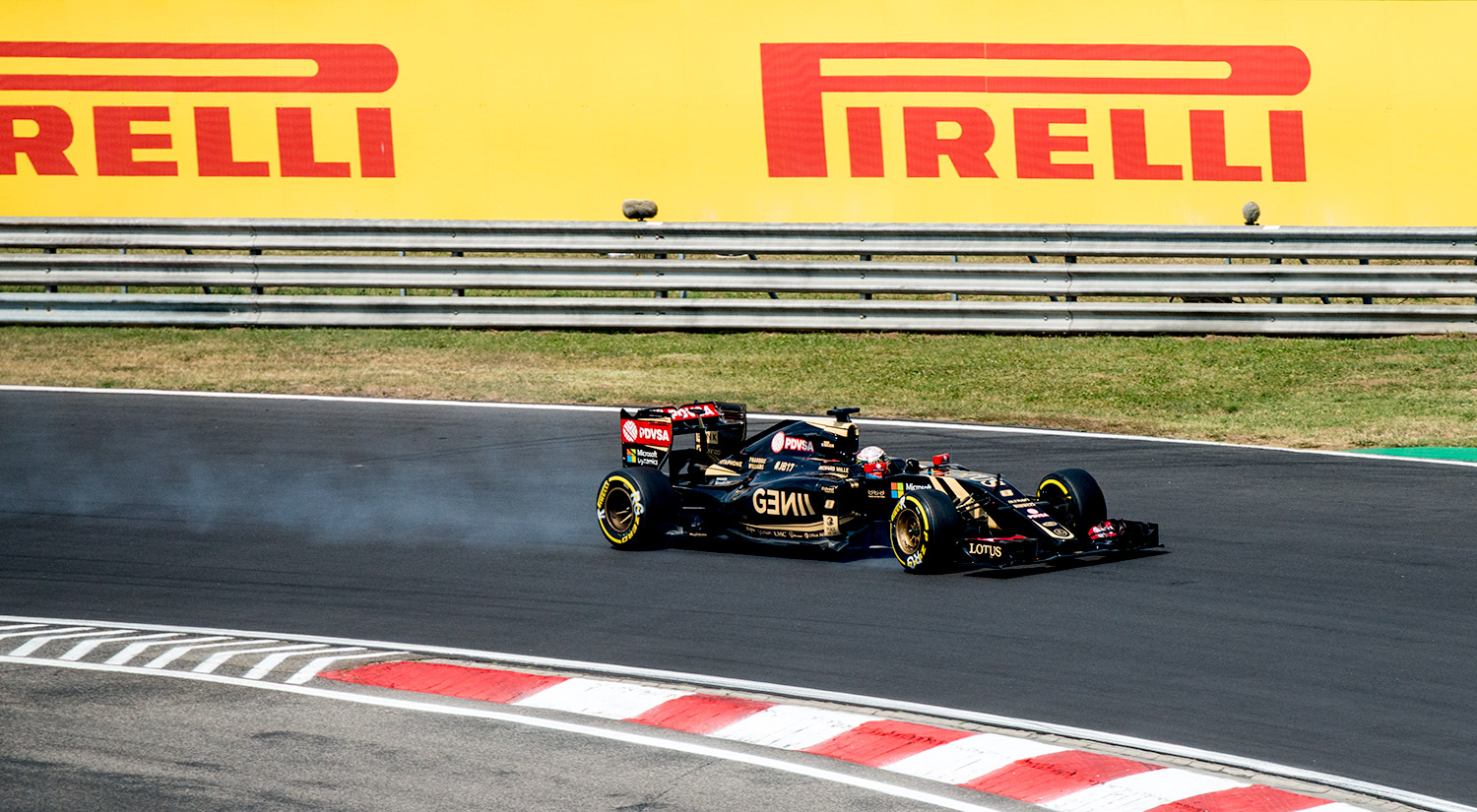 Romain Grosjean - Lotus, Hungaroring, Hungary, 2015