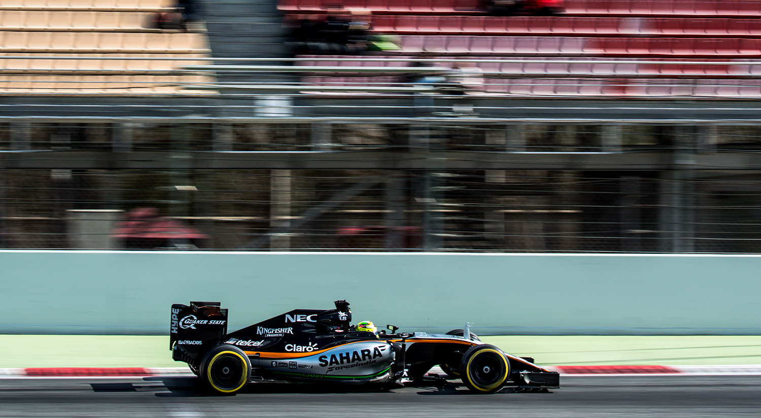 Sergio Pérez, Winter Testing, Circuit de Catalunya, 2016
