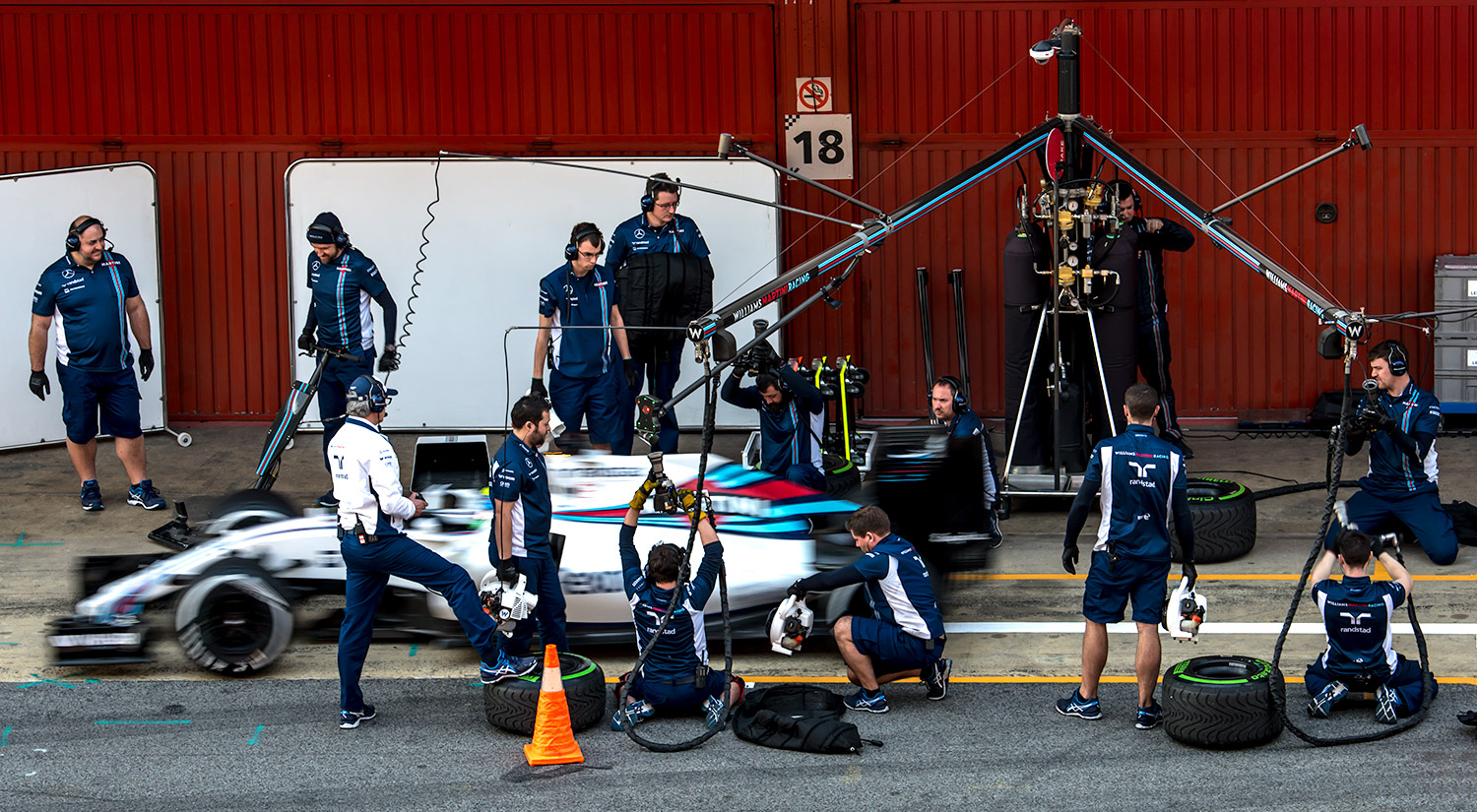 Felipe Massa - Williams, Winter Testing, Circuit de Catalunya, 2016