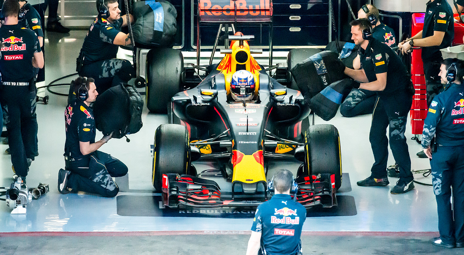 Daniel Ricciardo - Red Bull, Winter Testing, Circuit de Catalunya, 2016
