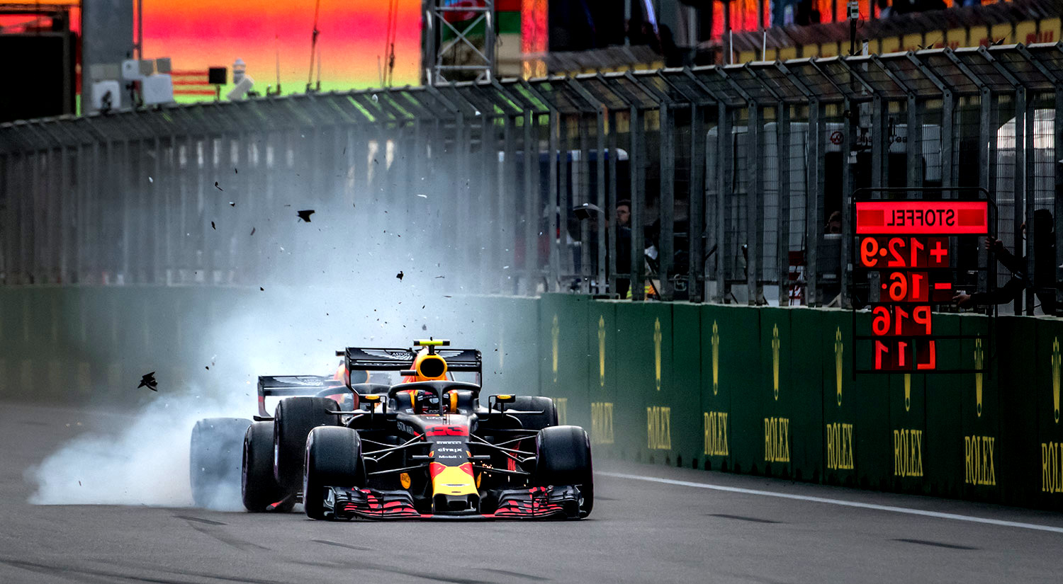 Max Verstappen & Daniel Ricciardo - Red Bull Racing, Baku,  2018