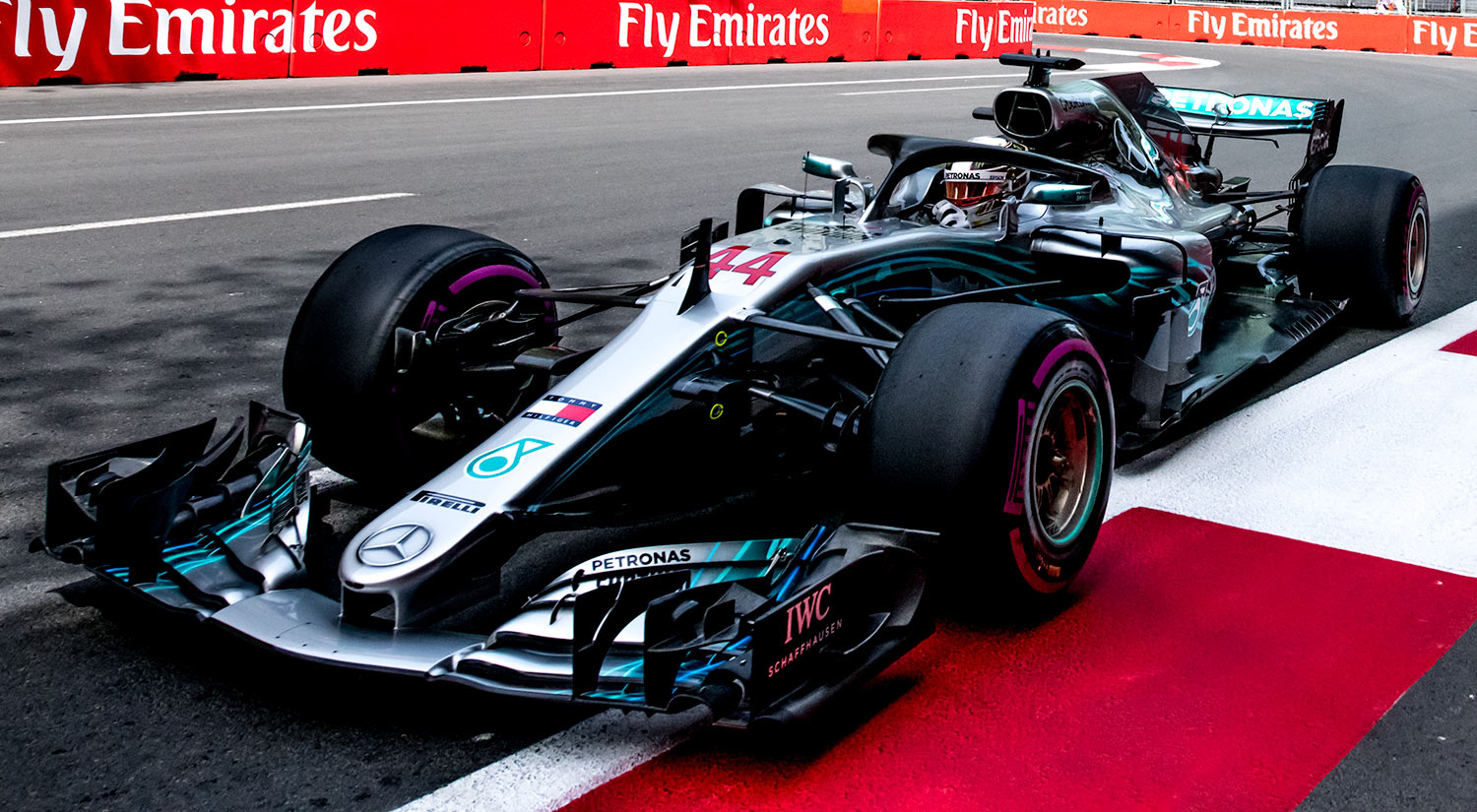 Lewis Hamilton - Mercedes, Baku,  2018