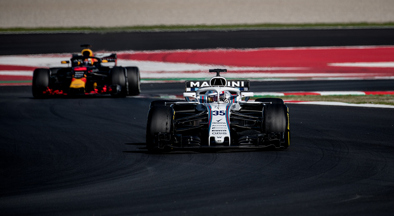 Sergey Sirotkin & Daniel Ricciardo, Winter Testing,  Circuit de Catalunya,  2018