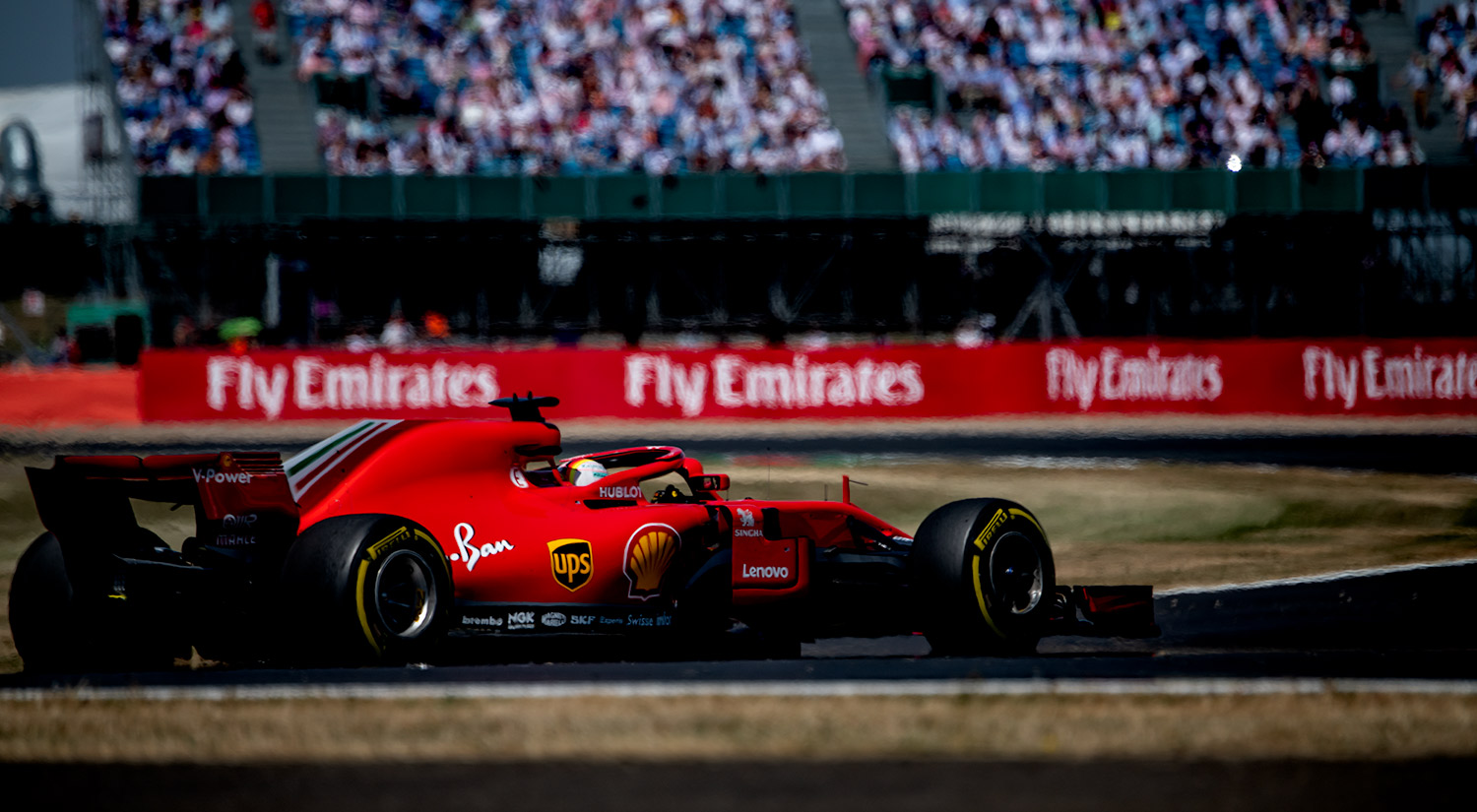 Sebastian Vettel - Ferrari, Silverstone,  2018