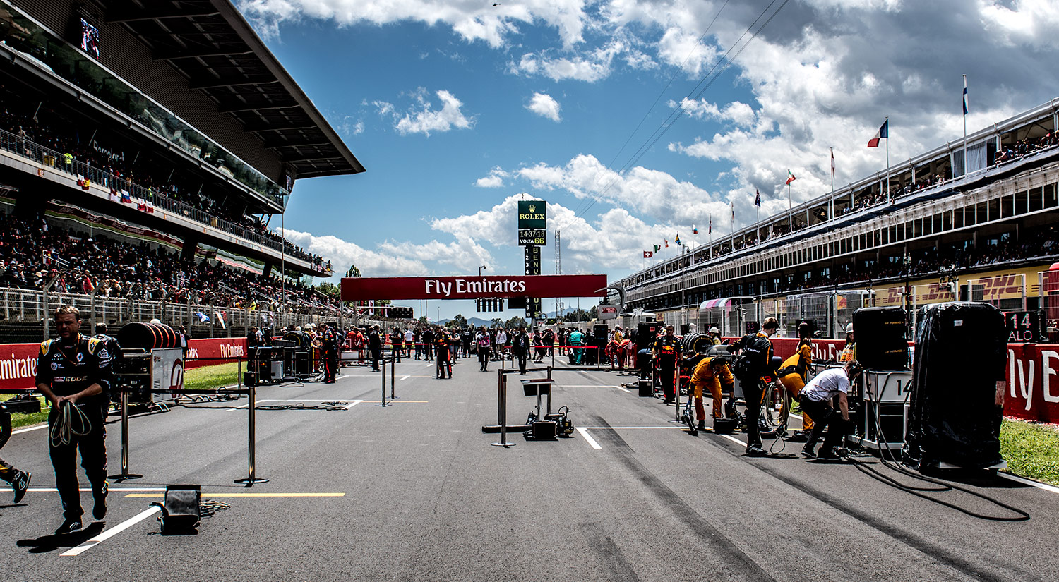 Starting Grid, Circuit de Catalunya,  2018