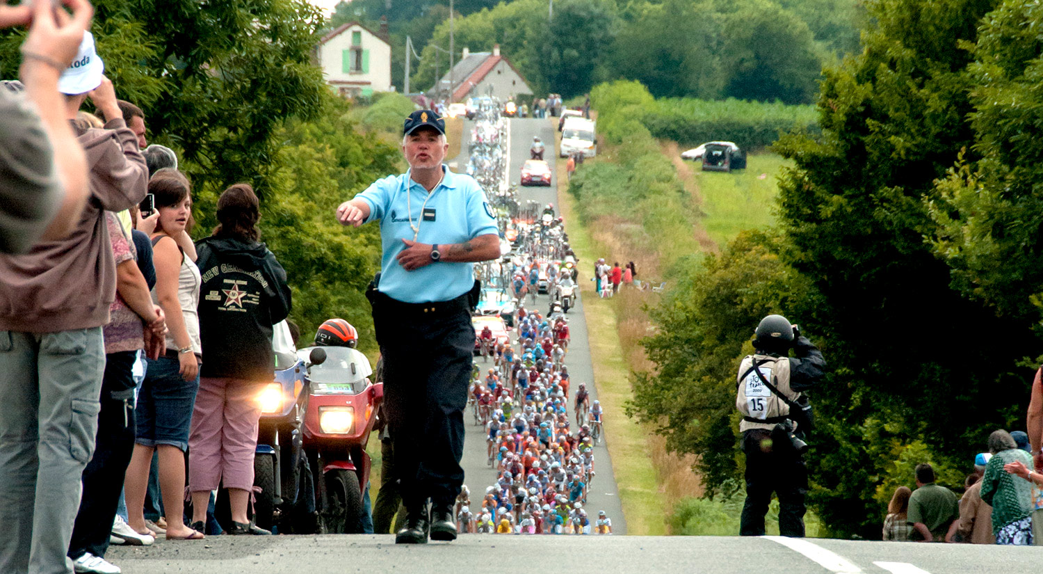 THE PELOTON, Stage 10 2009, Crozon sur Vauvre 
